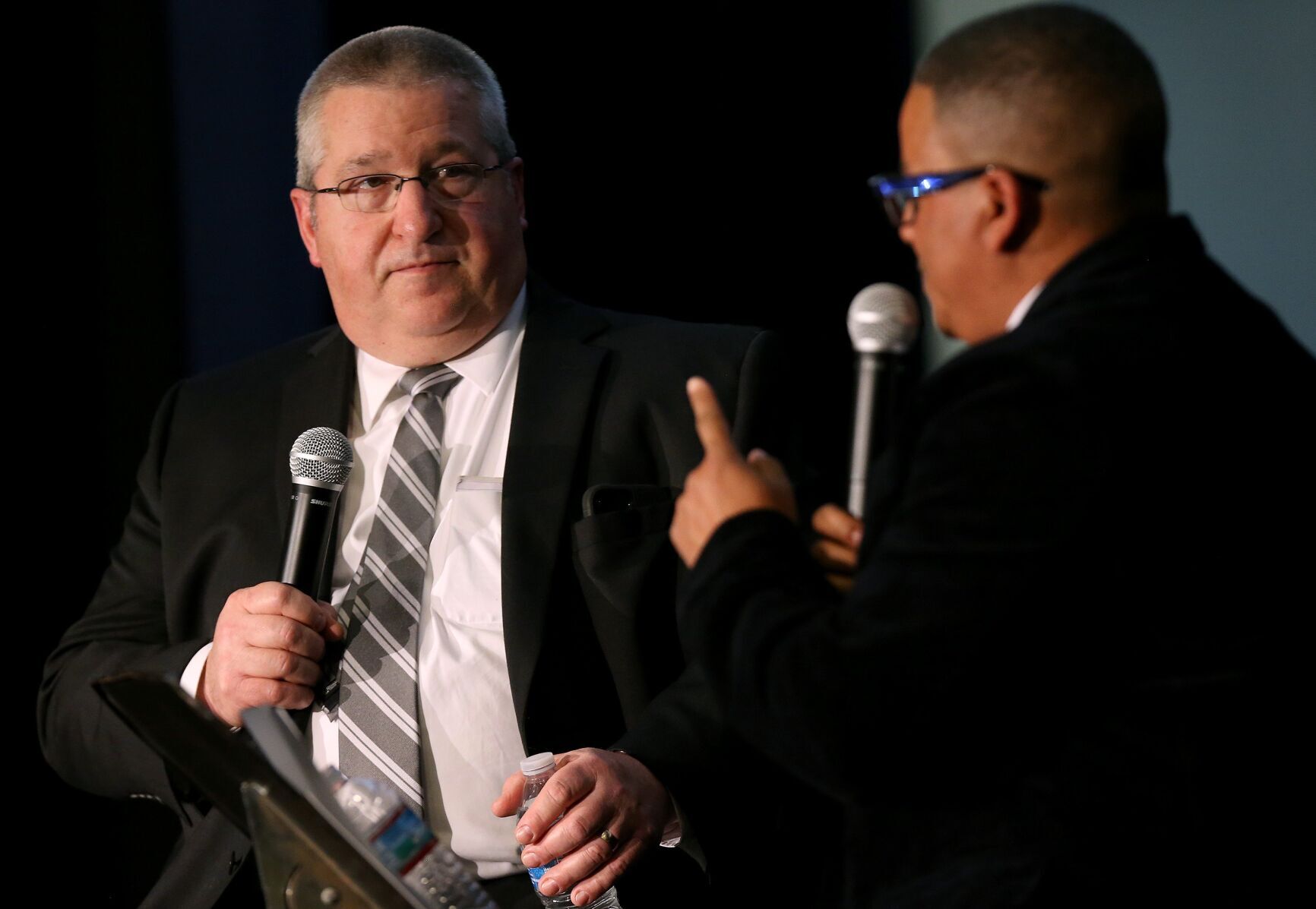 Four men address public in ӣƵ police chief forum